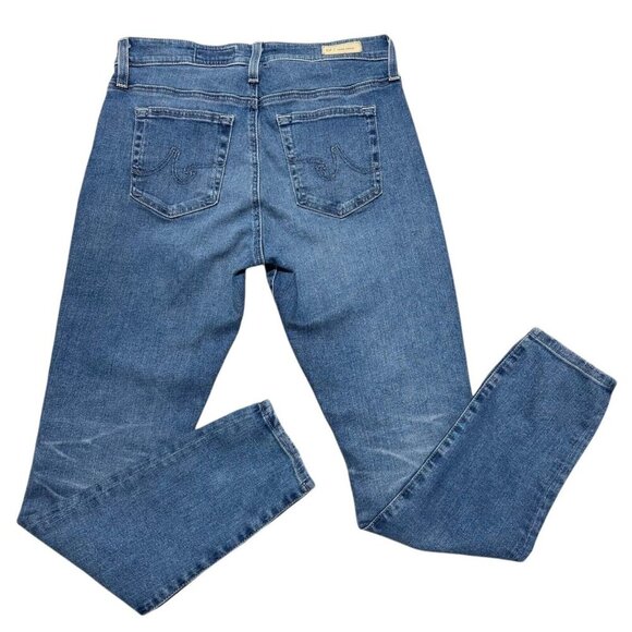 AG Adriano Goldschmidt Women Sz 29 Farrah Ankle High Rise‎ Skinny Distress Jeans - Picture 4 of 9